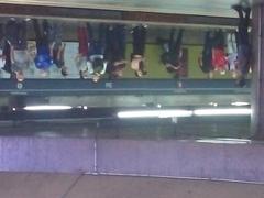 Sé Station Platform on Line 1-Blue of São Paulo Metro
