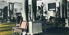 Vintage sitting room at Tampa Bay Hotel with antique furniture and decor