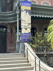 The Henry B. Plant Museum decorated and celebrating Gasparilla Festival in Tampa, Florida