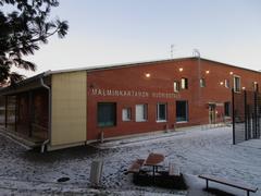 Youth Community Center building in Malminkartano Helsinki from the west view