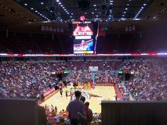 Hilton Men's basketball game in action