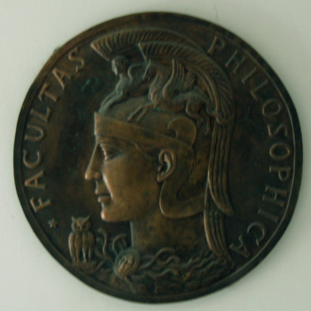 Relief of the symbol of the Faculty of Philosophy in Bratislava