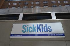 Toronto SickKids Hospital building exterior in daytime