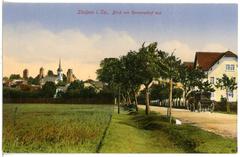 View of Stolpen from Rennersdorf in 1913