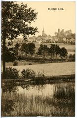 Scenic view of Stolpen town with historical buildings and landscape