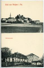 Stolpen Schlossrestaurant vintage 1912
