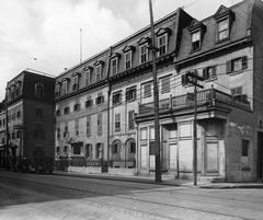 Historic Hôpital Notre-Dame building on rue Notre-Dame in Montréal, first secular Francophone hospital