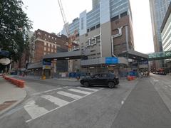 Construction of new wing at St Mike's at SE corner of Bond and Shuter on August 13, 2024
