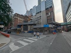 Construction of a new wing at St Mike's church on the southeast corner of Bond and Shuter streets in August 2024