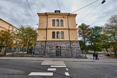 Surgical Hospital building in Helsinki with modern architecture