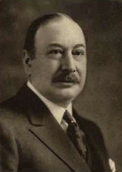 Portrait of Mortimer Barnett Davis in a suit and tie