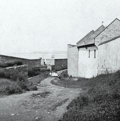 Historic Arsenal or magazine building on Palace Hill in Quebec City around 1865