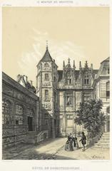 Hotel de Bourgtheroulde historic 16th century façade in Rouen, Normandy, France