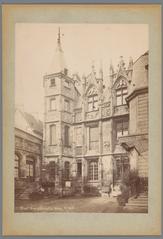 Exterior view of Hôtel de Bourgtheroulde in Rouen showcasing historic building facade with sculptures and reliefs