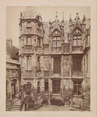 Façade of Hôtel de Bourgtheroulde in Rouen, Seine-Maritime, France