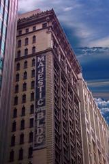 Historic Majestic Building and Sam Shubert Theatre in Chicago, Illinois