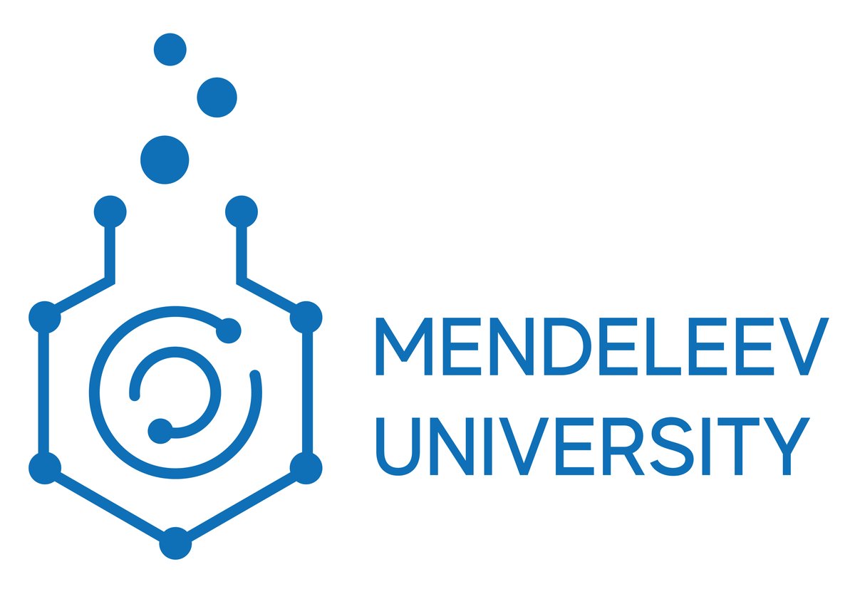 Updated logo of Mendeleev University in English