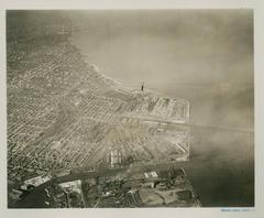 Aerial view of Chicago at 95th and Irving looking north, 1930