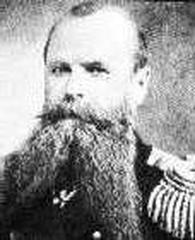Portrait of Russian Admiral Stepan Osipovich Makarov in uniform