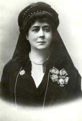 Portrait of Kapitolina Nikolaevna Makarova (1850-1946), wife of a vice-admiral