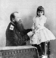 S.O. Makarov with his daughter