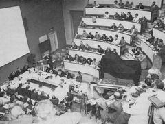 Hamburger Symposion on blood coagulation 1969 in lecture hall at Surgical Clinic University Hospital Hamburg-Eppendorf