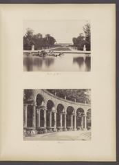 A page from Johnson's photographic album titled 'A Summer Trip' showing scenic European landscapes and cityscapes from his 1878 journey with handwritten captions