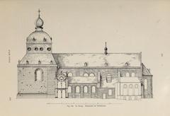 Cover of an art monument book from the series Die Kunstdenkmäler der Rheinprovinz featuring ecclesiastical monuments of Cologne from 1911