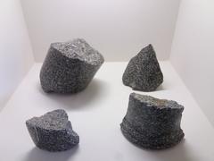 Fragment of colonnettes from the Odeon of Lyon made of green Egyptian granite
