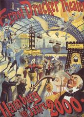 Poster for the revue Hamburg in the year 2000, 1896