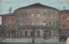 Historic Mainz State Theater in original Moller's design before renovations