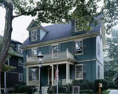 John F. Kennedy childhood home in Brookline, Massachusetts exterior view