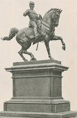 Equestrian statue of Victor Emmanuel II in Bologna by Giulio Monteverde