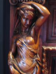 Ornate fireplace detail at University House, University of Melbourne