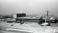 Aerial view of the ongoing construction of Tel Aviv University complex
