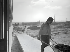 Construction site of Tel Aviv University complex with cranes and buildings
