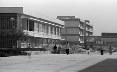 Aerial view of the construction of the Tel Aviv University complex