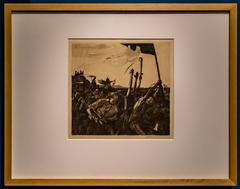 Passionate turmoil artwork depicting intense emotions by Käthe Kollwitz