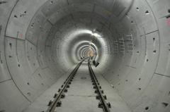 Budapest M4 metro Kelenföld railway station under construction