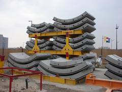 Budapest M4 metro line construction at Kelenföld railway station
