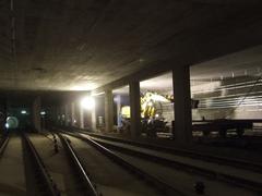 Budapest M4 metro construction at Kelenföld railway station