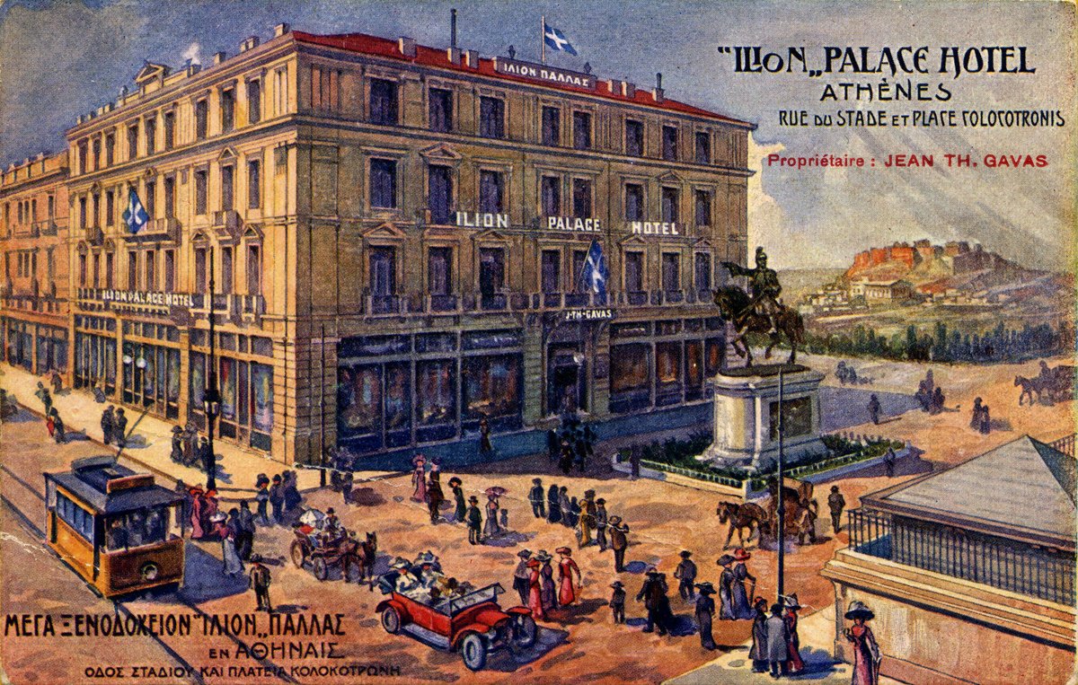 Grand Hotel Ilion Palace in Athens at Stadiou Street and Kolokotroni Square
