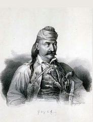 Portrait of Theodoros Kolokotronis Greek General and Revolutionary Leader