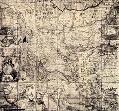 Historic map of Greece by Rigas Velestinlis