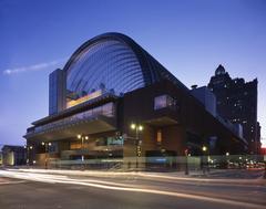 Kimmel Center Concert Hall exterior view in Philadelphia, Pennsylvania