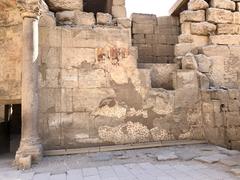 Luxor Temple ruins with Coptic church elements in Luxor, Egypt