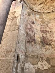 Ruins of the Coptic Church within Luxor Temple complex in Luxor, Egypt