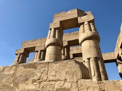 Luxor Temple ancient Egyptian ruins with columns and statues in Luxor city