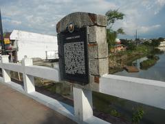 Alabang Zapote Road with Zapote Bridge and historical landmarks in Las Piñas and Bacoor City