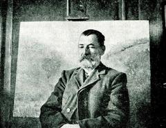 Portrait of Alexandros Papadiamantis in Athens 1908